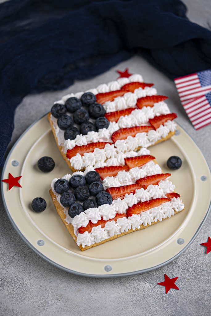 American Flag Fruit Pizza