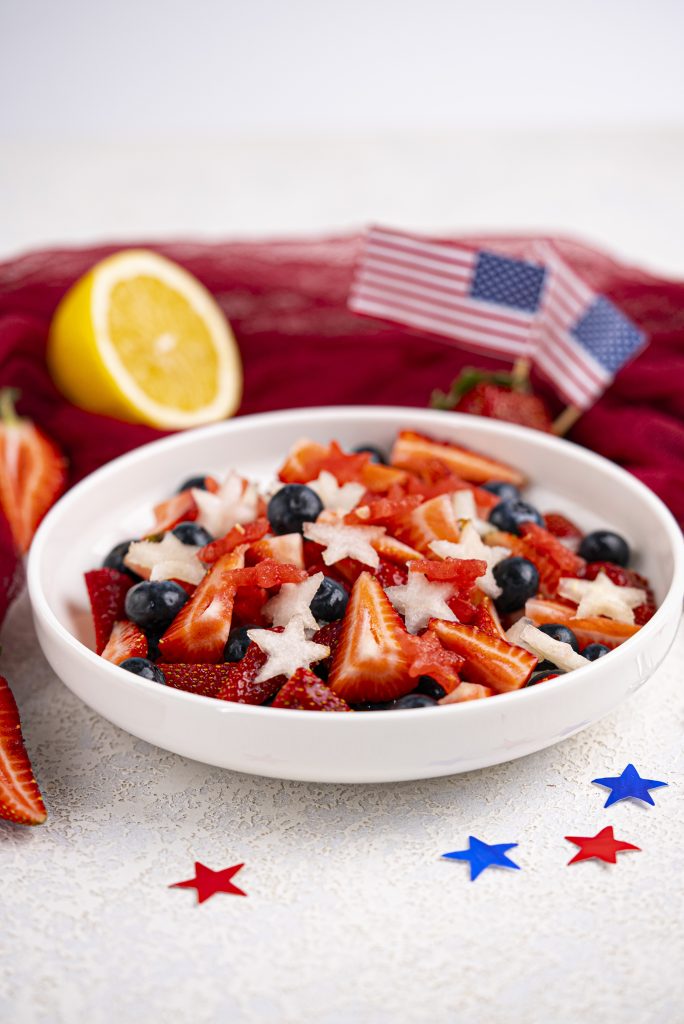 Red White and Blue Fruit Salad